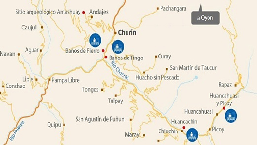 Tour Churin Mapa de Churin